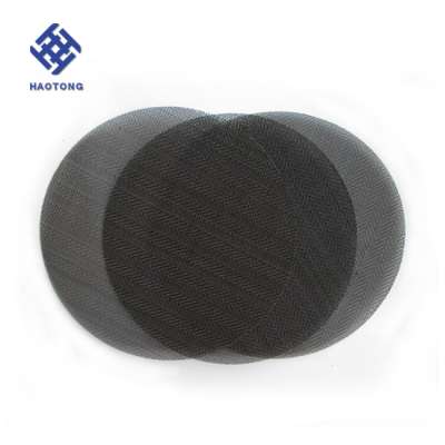 China supplier iron black wire cloth for PP PE